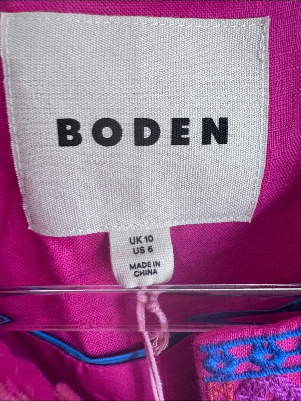 NEW BODEN Embroidered Linen Jacket
Pink Peony, Embroidered Sz: 4 - Picture 7 of 10